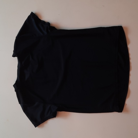 Cat and Jack large 10 12 black gold pineapple short sleeve swim rashguard - Picture 2 of 7